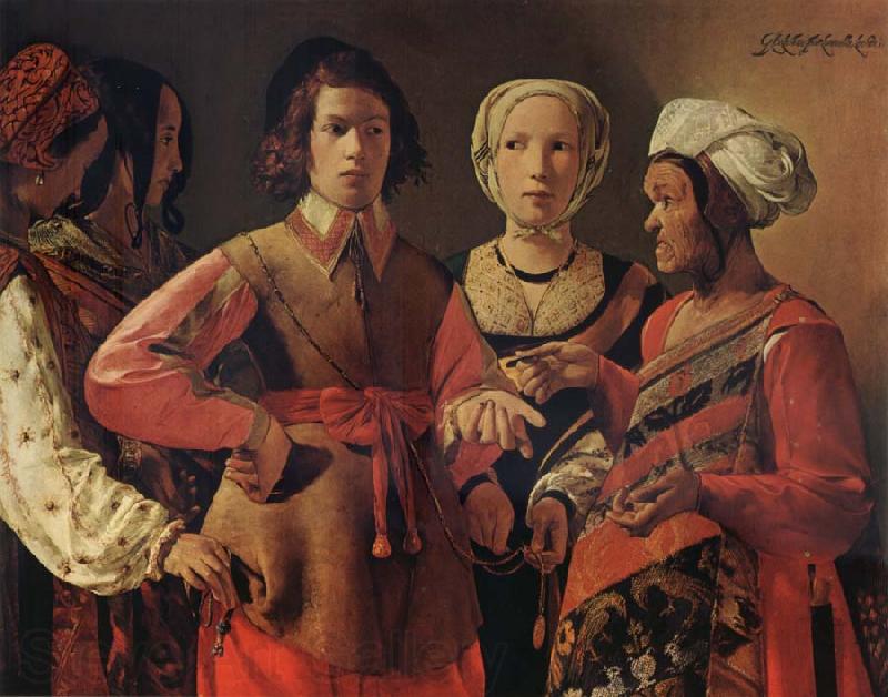 Georges de La Tour The Fortune Teller Spain oil painting art